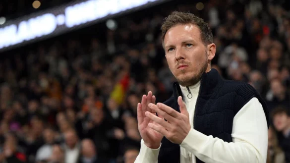 Deutschlands Bundestrainer Julian Nagelsmann vor dem Spiel. - &copy; Federico Gambarini/dpa