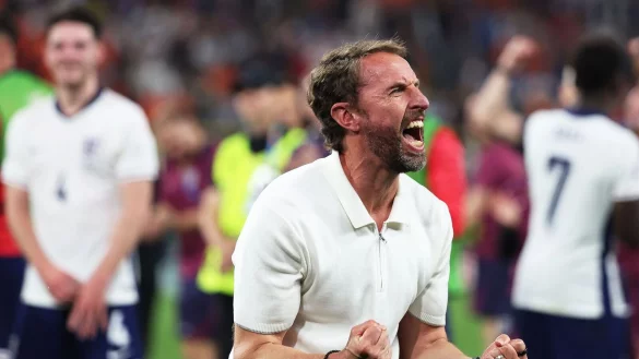 Englands Cheftrainer Gareth Southgate musste zuletzt viel Kritik einstecken - nun steht er mit den Three Lions im EM-Finale. - &copy; Friso Gentsch/dpa