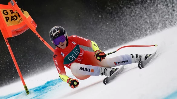 Hat in dieser Saison zum zweiten Mal den Gesamtweltcup gewonnen: Lara Gut Behrami aus der Schweiz. - &copy; Gabriele Facciotti/AP/dpa