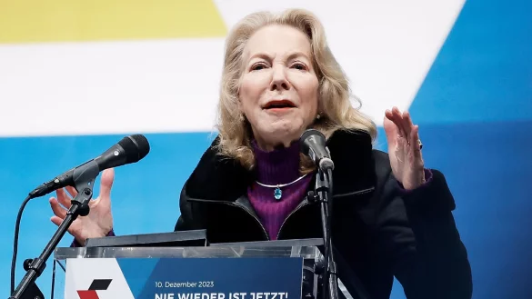 Die fr&uuml;here Politikprofessorin Amy Gutmann ist seit Februar 2022 Botschafterin in Berlin. - &copy; Carsten Koall/dpa