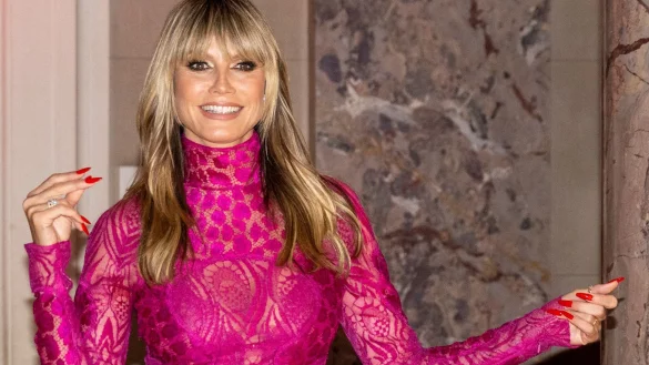 Heidi Klum kommt zu einer Veranstaltung des Lingerie-Labels Intimissimi im Bode Museum. - &copy; Monika Skolimowska/dpa/Archivbild