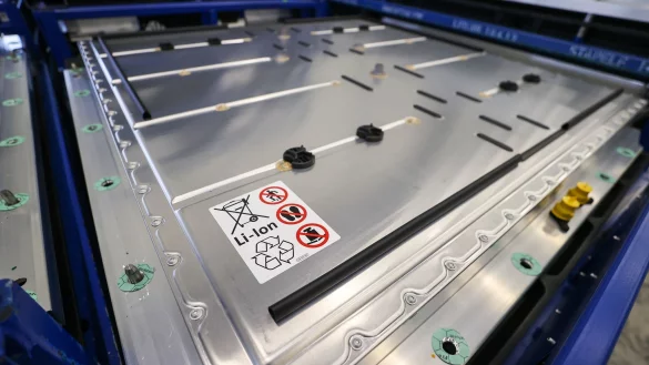 In Dormagen ist eine Fabrik für Batterierecycling geplant. - © Jan Woitas/dpa-Zentralbild/dpa