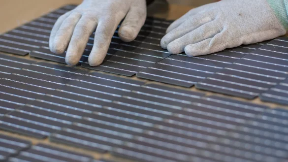 In China werden viele Solarmodule produziert. - &copy; Zhang Cheng/XinHua/dpa