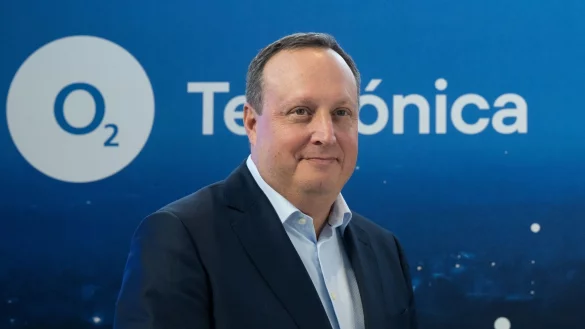 Firmenchef Markus Haas sieht O2 im Aufwind. - &copy; Sven Hoppe/dpa