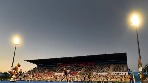Ein Spiel findet im Hockeypark in M&ouml;nchengladbach statt. - &copy; Federico Gambarini/dpa
