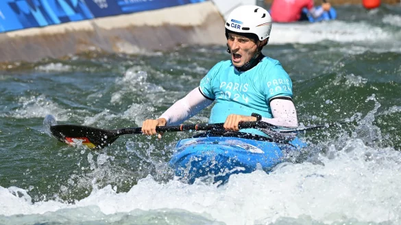 Noah Hegge holte &uuml;berraschend eine Medaille - &copy; Sebastian Kahnert/dpa