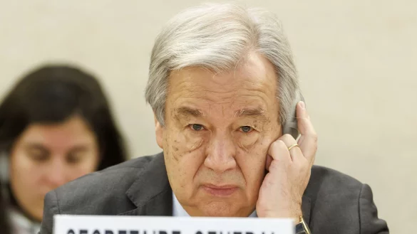 Guterres hat Sorge vor Ausbreitung der Kinderl&auml;hmung - &copy; Salvatore Di Nolfi/KEYSTONE/dpa