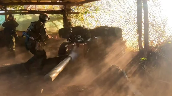 Russische Truppen versuchen seit mehr als einer Woche, die Offensive der ukrainischen Streitkräfte zurückzuschlagen. - © Uncredited/Russian Defense Ministry Press Service/AP/dpa