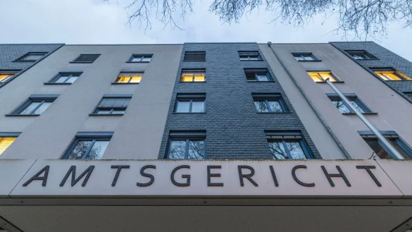 Blick auf das Amtsgericht. - &copy; Christoph Reichwein/dpa