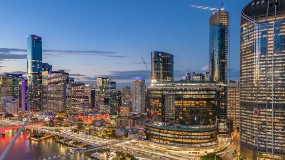 Brisbane eröffnet das neue Entertainment-Viertel Queen\\\'s Wharf: Mit dem Herzstück «The Star» und einem beeindruckenden Sky Deck will die Stadt voraussichtlich 1,4 Millionen zusätzliche Besucher anziehen. - © The Star Entertainment Group/dpa-tmn