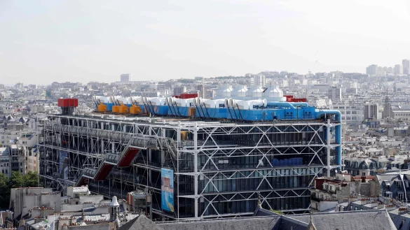 Das 1977 er&ouml;ffnete Centre Pompidou. - &copy; Francois Guillot/AFP/dpa