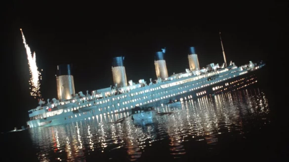 Der Untergang des Luxusliners &laquo;Titanic&raquo; im Film von Regisseur James Cameron. - &copy; dpa-Film 20th century fox/dpa