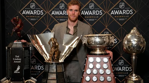 Der kanadische Eishockeyprofi gewann die NHL All-Star Skills 2024. - &copy; George Walker IV/AP/dpa/Archivbild