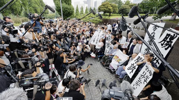 Das Urteil gilt als bahnbrechende Entscheidung. - &copy; Uncredited/Kyodo News/AP/dpa