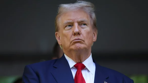 Trump sieht sich bei der TV-Debatte durch den Sender ABC benachteiligt. - &copy; Yuki Iwamura/AP/dpa