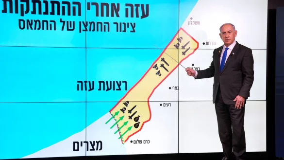 Israels Regierungschef Netanjahu droht der Hamas mit Vergeltung. - © Ohad Zwigenberg/Pool AP/dpa