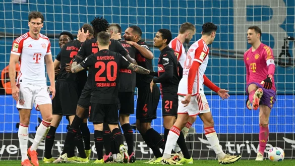 Bayer Leverkusen setzte sich souver&auml;n im Topspiel gegen den FC Bayern durch. - &copy; Federico Gambarini/dpa