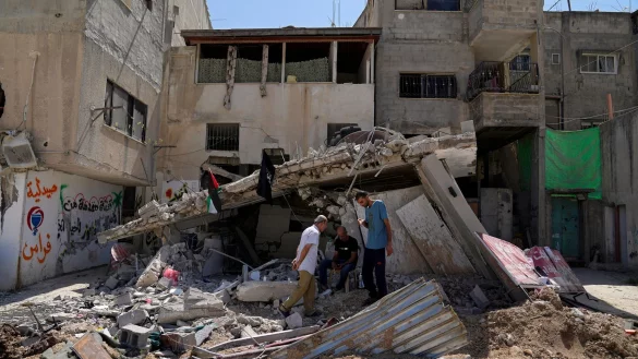 Razzien des israelischen Milit&auml;rs hinterlassen im Westjordanland immer wieder Verw&uuml;stungen. (Archivbild) - &copy; Nasser Nasser/AP/dpa