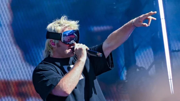 Tr&auml;gt auch einen Vokuhila: der Rapper Ski Aggu (Archivbild). - &copy; Britta Pedersen/dpa