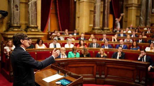 Illa ist der erste pro-spanische Poltiker seit Jahren an der Spitze der Regionalregierung in Barcelona. - © Joan Mateu/AP/dpa