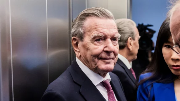 Der ehemalige Bundeskanzler Gerhard Schr&ouml;der. - &copy; Christoph Soeder/dpa