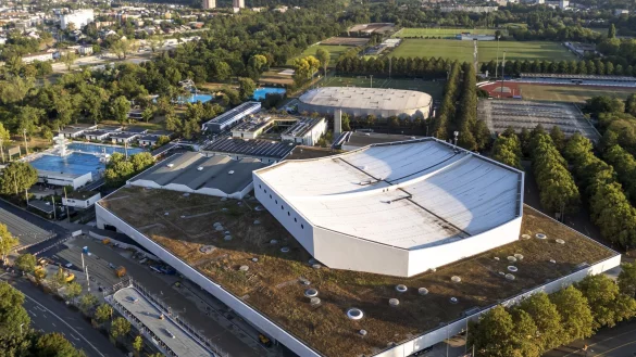 Die St. Jakobshalle fasst etwa 12.000 Menschen (Archivbild) - &copy; Georgios Kefalas/KEYSTONE/dpa