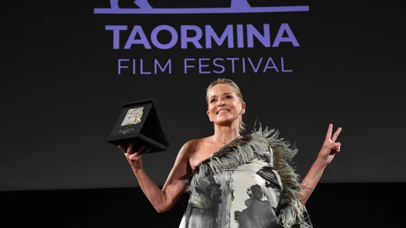 Sharon Stone ist besorgt &uuml;ber die derzeitige US-Politik. - &copy; Maurizio D\\\'avanzo/IPA via ZUMA Press/dpa