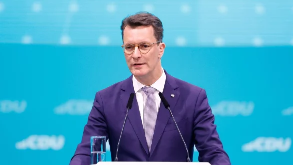 Hendrik W&uuml;st (CDU), Ministerpr&auml;sident von Nordrhein-Westfalen. - &copy; Carsten Koall/dpa