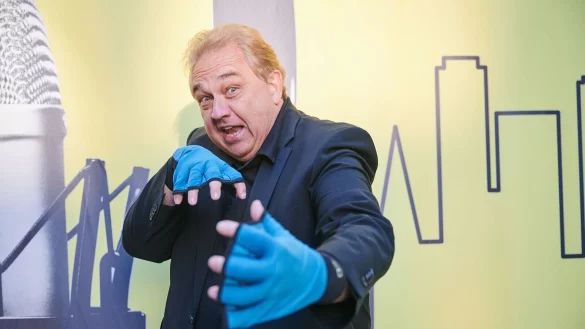 Ihn gruselt es vor keinem Schundfilm: Oliver Kalkofe. (Archivbild) - &copy; Annette Riedl/dpa