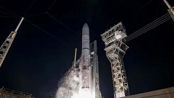 Start der ULA Vulcan VC2S-Rakete f&uuml;r die Peregrine Mission One (PM1) in Cape Canaveral. - &copy; ---/ULA/PA Media/dpa