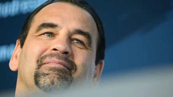 Ulf Kirsten, früherer Profi bei Bayer Leverkusen. - © Robert Michael/dpa