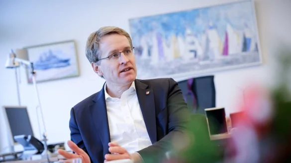 Kanzlerkandidat der Union? Schleswig-Holsteins Ministerpr&auml;sident Daniel G&uuml;nther will bis 2027 weiter das n&ouml;rdlichste Bundesland regieren (Archivbild). - &copy; Christian Charisius/dpa