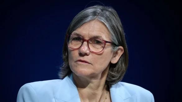 IG-Metall-Chefin Christiane Benner: &laquo;Wir sollten nichts ungenutzt lassen an Ideen, wie wir Besch&auml;ftigung und Standorte erhalten k&ouml;nnen.&raquo; - &copy; Bernd von Jutrczenka/dpa