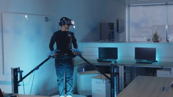 Das Besondere am Roboter iCub3: Der Informationsaustausch l&auml;uft in beide Richtungen. - &copy; Stefano Dafarra/dpa