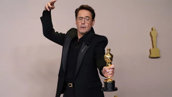 Robert Downey Jr. kehrt in einer B&ouml;sewicht-Rolle ins Marvel-Universum zur&uuml;ck - &copy; Jordan Strauss/Invision via AP/dpa