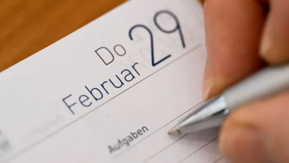 Nur alle vier Jahre - mit Ausnahmen: der 29. Februar. - &copy; Bernd Wei&szlig;brod/dpa