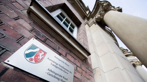 Blick auf das Amtsgericht Moers. - &copy; Rolf Vennenbernd/dpa/Archivbild