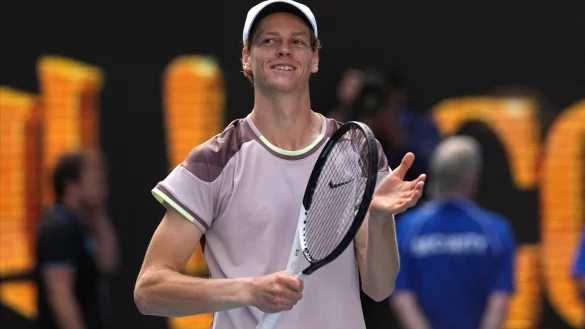 F&uuml;r den Italiener Jannik Sinner ist es in Australien das erste Grand-Slam-Finale seiner Karriere. - &copy; Alessandra Tarantino/AP