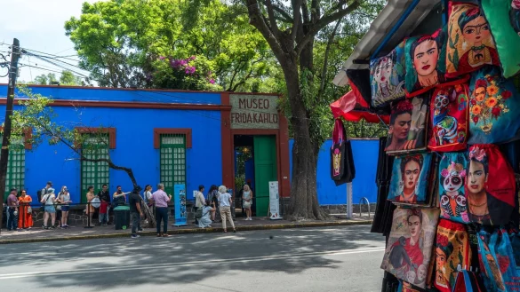 Zum 70. Todestag der Malerin finden im Frida-Kahlo-Museum Vortr&auml;ge und Kunstaktivit&auml;ten statt. - &copy; Jair Cabrera Torres/Jair Cabrera Torres