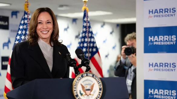 Harris for President? Die Vizepr&auml;sidentin hat die besten Voraussetzungen, um anstelle ihres Chefs ins Rennen f&uuml;r die Demokraten zu gehen. - &copy; Erin Schaff/POOL The New York Times/AP/dpa