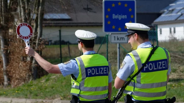 Ab Montag soll es an den NRW-Grenzen zu den Niederlanden und Belgien tempor&auml;re Grenzkontrollen geben. (Archivfoto) - &copy; Henning Kaiser/dpa