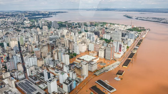 Der S&uuml;den von Brasilien ist von schweren &Uuml;berschwemmungen betroffen. - &copy; Ricardo Stuckert/Palacio Planalto/dpa
