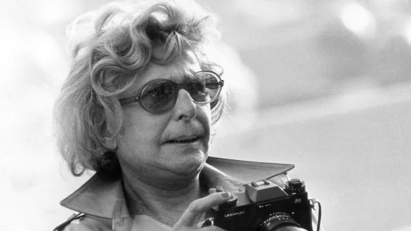 1972 ist Leni Riefenstahl bei der Er&ouml;ffnung der Olympischen Sommerspiele in M&uuml;nchen dabei. - &copy; Horst Ossinger/dpa