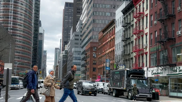 Die US-Millionenmetropole New York. - &copy; John Minchillo/AP/dpa