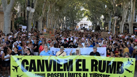 In Spanien h&auml;ufen sich dieses Jahr die Proteste gegen Massentourismus. (Archivbild) - &copy; Clara Margais/dpa