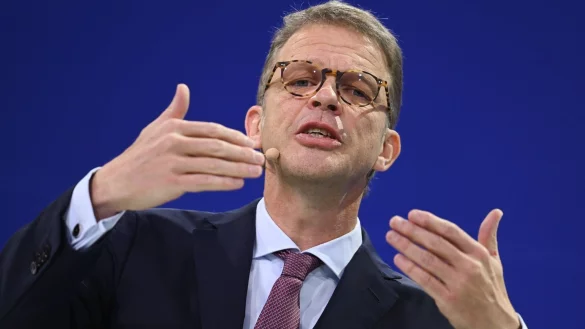 Christian Sewing, Vorstandsvorsitzender der Deutschen Bank und Pr&auml;sident des Bundesverbandes deutscher Banken. - &copy; Arne Dedert/dpa