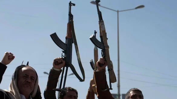 Neu rekrutierte Huthi-Rebellen am Ende ihrer Ausbildung. - &copy; Osamah Yahya/ZUMA Press Wire/dpa