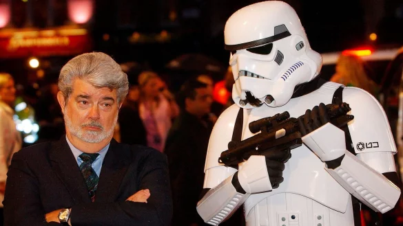 &laquo;Star Wars&raquo;-Sch&ouml;pfer George Lucas schenkte der Welt eine neue Mythologie. - &copy; Richard Lewis/epa/dpa