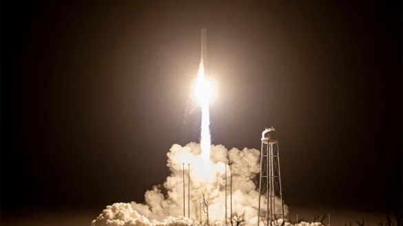 Diese Aufnahme zeigt einen &laquo;Cygnus&raquo;-Start im November 2022. (Archivfoto) - &copy; Terry Zaperach/Nasa/Planet Pix via ZUMA Press Wire/dpa