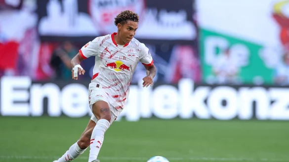 Als Joker zur Stelle: Leipzigs Neuzugang Antonio Nusa. - &copy; Jan Woitas/dpa